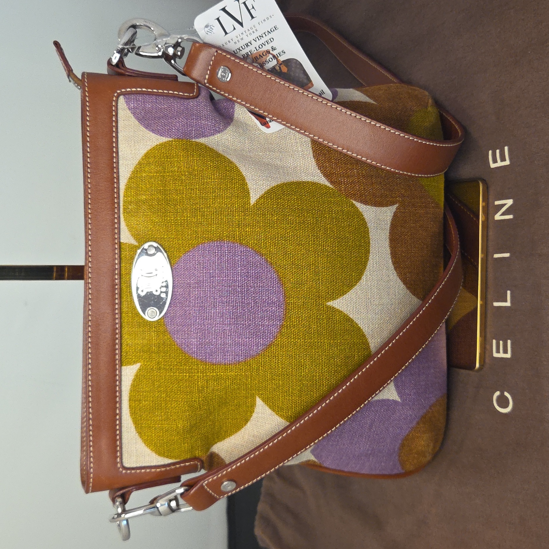 Celine 2000 Floral Ltd Seasonal Capsule Crossbody Bag Collectable Excellent Cond